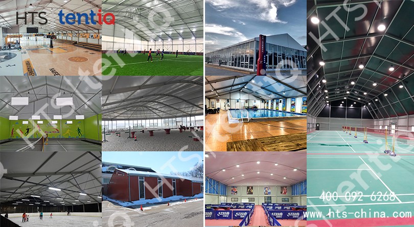 裝配式運動篷房配套齊全，打造成專業(yè)的體育館