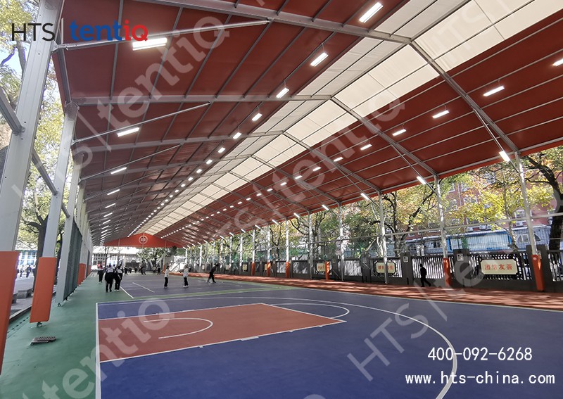 裝配式運動篷房配套齊全，打造成專業(yè)的體育館