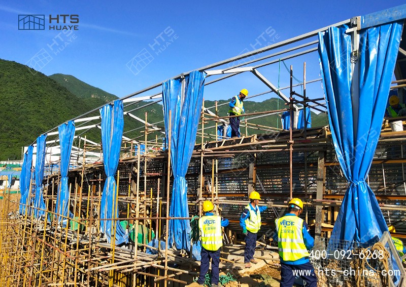 這個鋁合金倉儲篷房有哪些優(yōu)點呢？